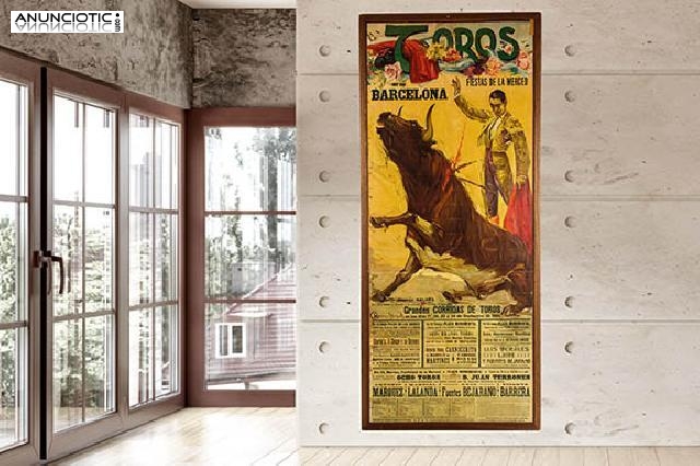 Cartel toros barcelona. 1929