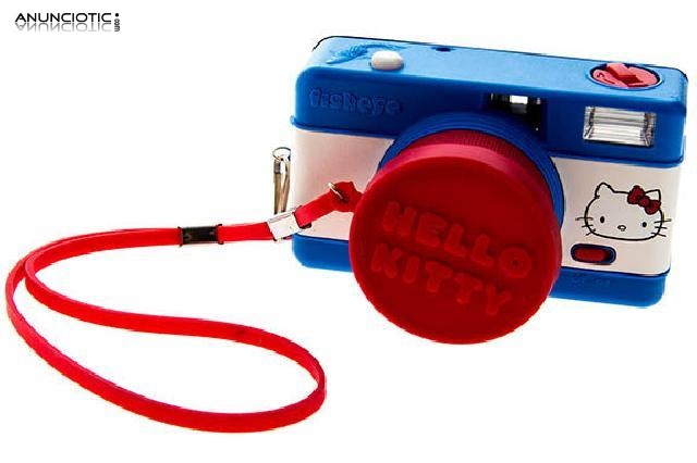 Camara ojo de pez fisheye hello kitty