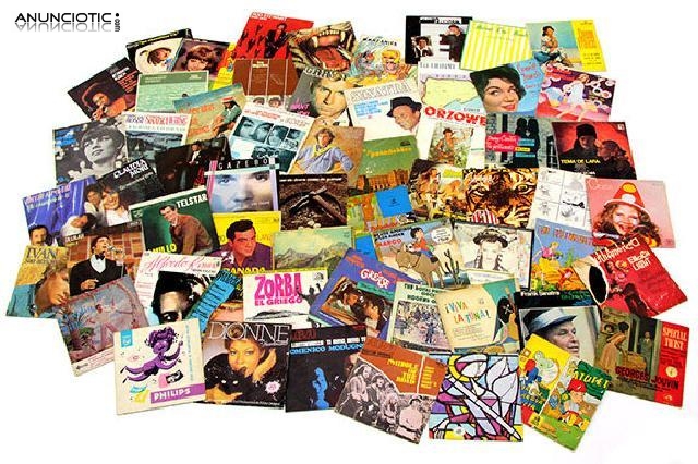 Lote de 59 singles en vinilos