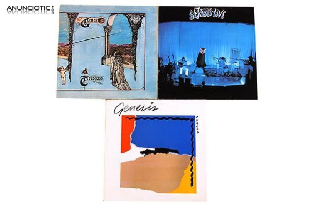 Lote de 3 discos de genesis