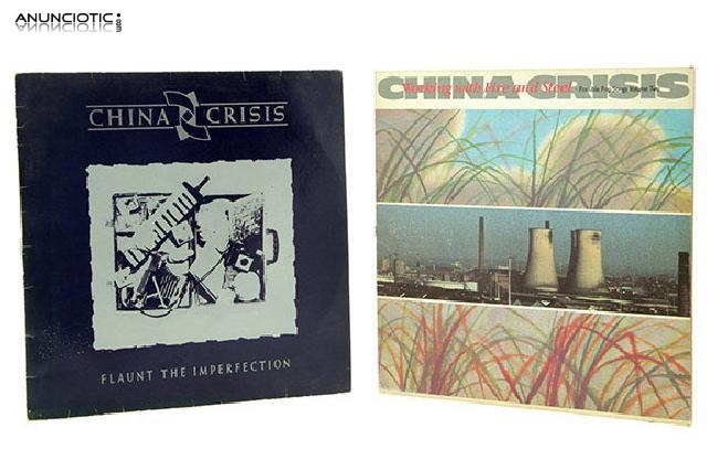 Lote de dos vinilos de china crisis