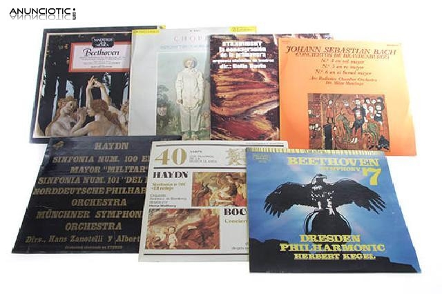 Lote 7 vinilos música clásica.