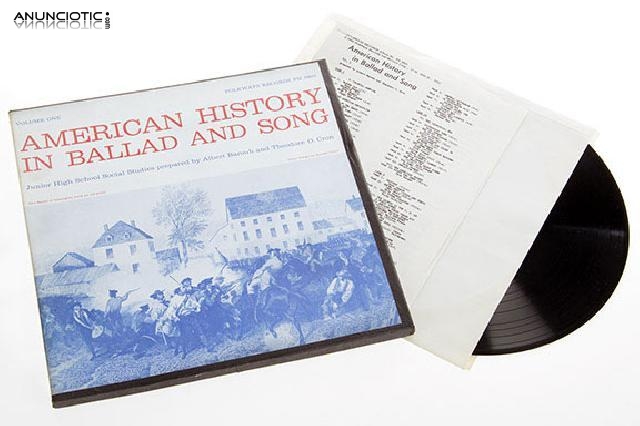 American history in ballad and song