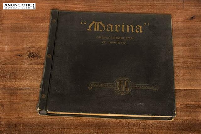 Álbum  antiguo Ópera la marina