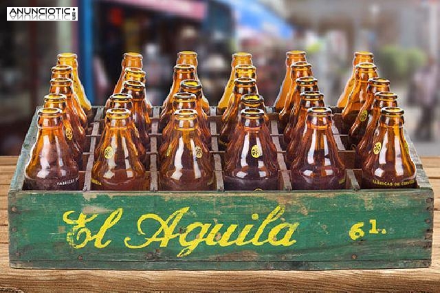 Caja de cervezas "el Águila" años 50