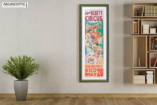 Cartel clyde beatty circus, años 40.