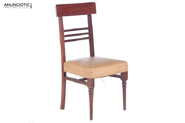 Silla castaño. años 70.para restaurar.