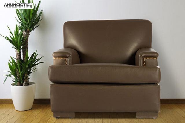 Sillón de piel. años 30