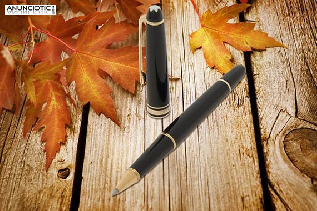 Montblanc roller negro y oro