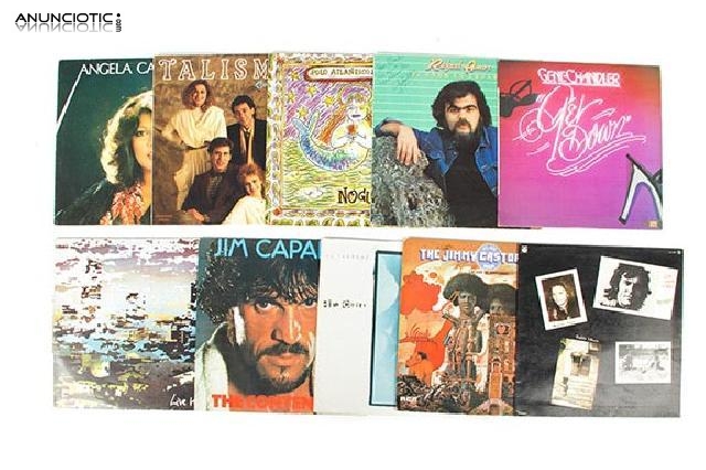 Lote de lps cds vinilos y cassettes coleccionismo