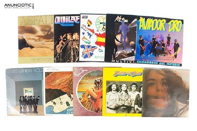 Lote de 10 vinilos lps