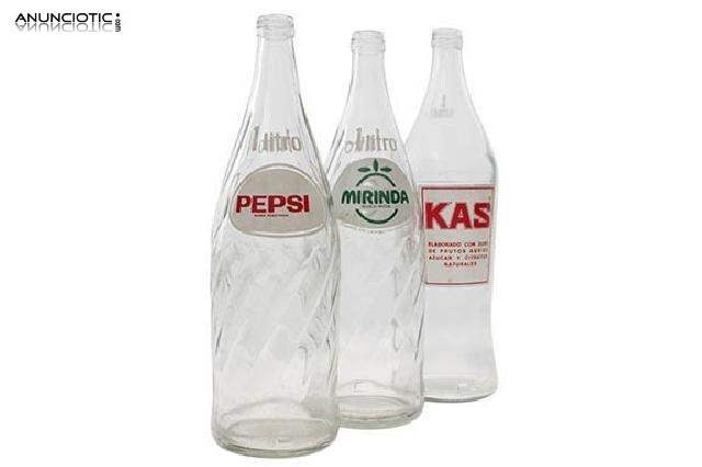 Botellas de refresco vintage