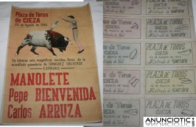 ENTRADAS TAURINAS DE LA GUERRA CIVIL Y LA POSGUERRA