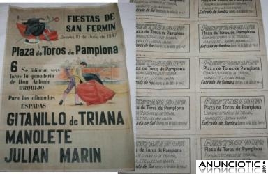 ENTRADAS TAURINAS DE LA GUERRA CIVIL Y LA POSGUERRA