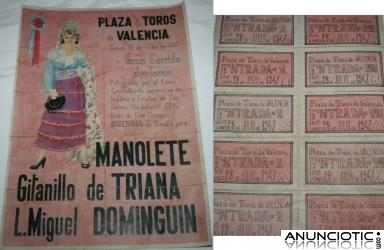 ENTRADAS TAURINAS DE LA GUERRA CIVIL Y LA POSGUERRA