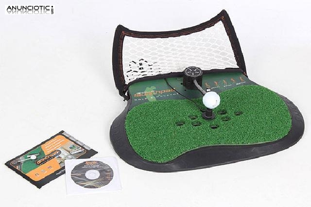 Golf-simulator golf launchpad tour