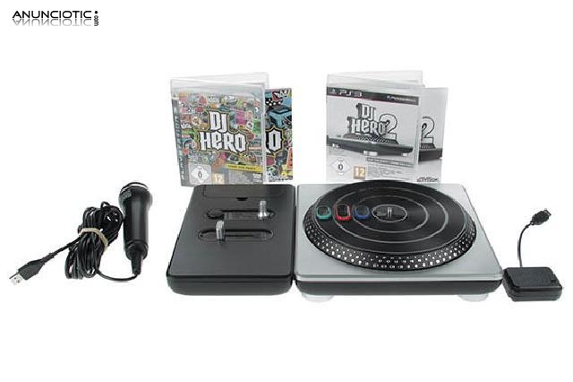 Dj hero i & ii + mesa dj (ps3)