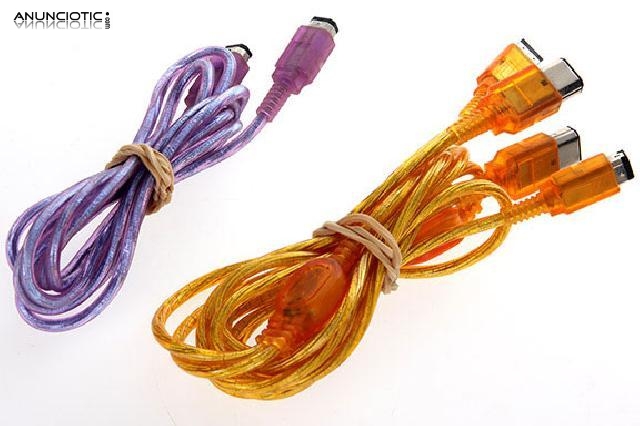 Pack de 2 cables de conexión para gameboy