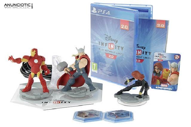 Disney infinity 2.0 + marvel starter pack (ps4)