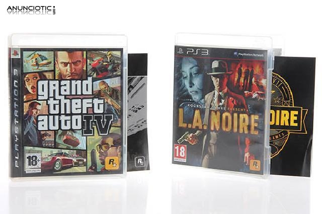 Pack rockstar: gta iv + l.a. noire (ps3)