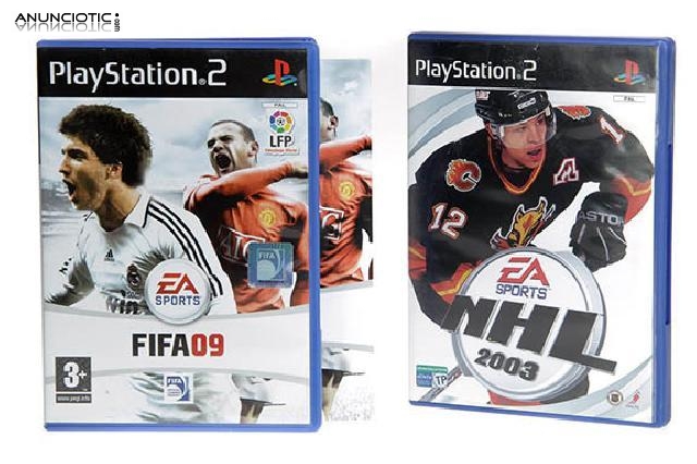 Fifa 09 + nhl 2003 (ps2)