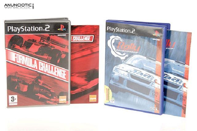 Formula challenge y rally championship (ps2)