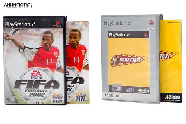 Crazy taxi + fifa 2002 (ps2)