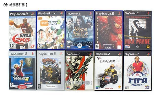 Pack 10 juegos (ps2)