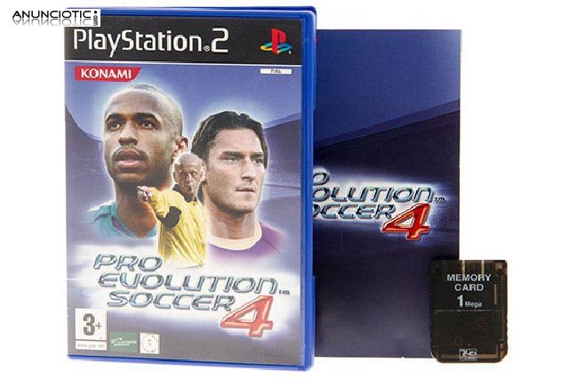 Pes 4 (ps2) + memory card (ps1)