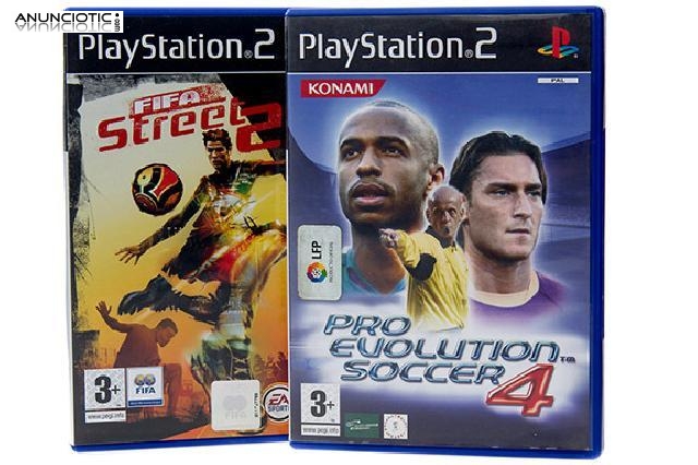 Pes 4 + fifa street (ps2)