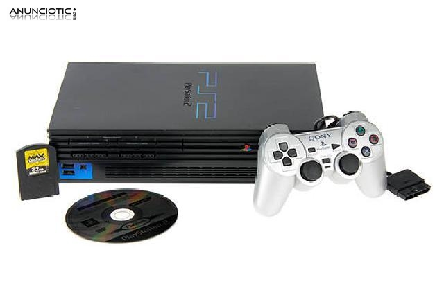 Playstation 2 fat + pro evolution soccer 2010