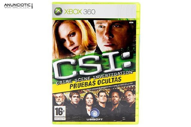 Csi pruebas ocultas (xbox 360)