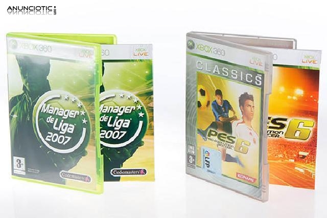 Pack manager de liga + pes 6 (xbox 360)