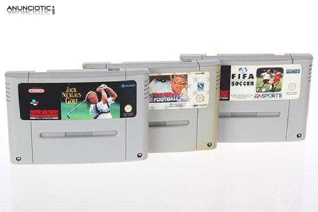 Pack 3 juegos deportivos (snes)