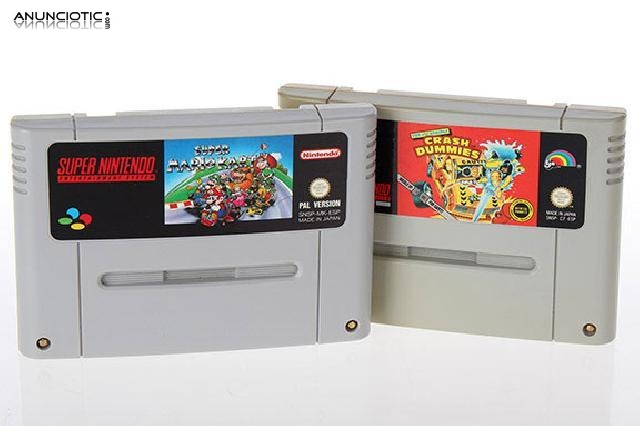 Super mario kart + crash dummies (snes)