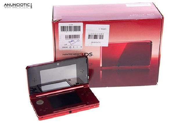 3ds metallic red