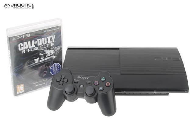 Ps3 super slim 12gb  cod ghosts