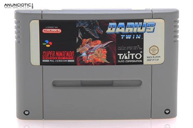 Darius twin -snes- juego nintendo snes