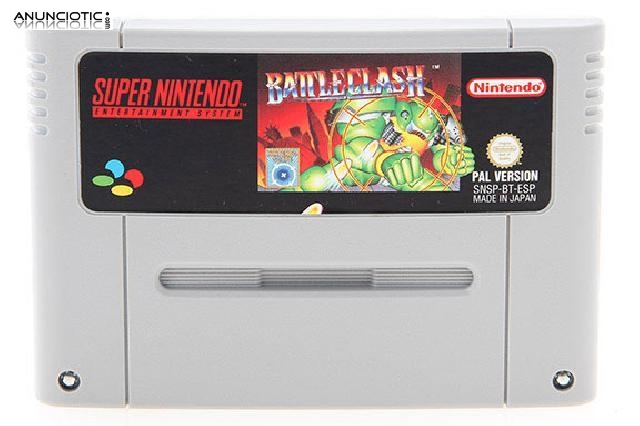 Battle clash -snes- juego nintendo snes