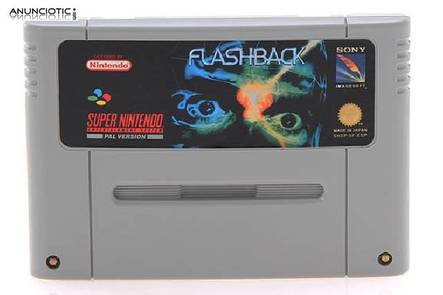 Flashback -snes- juego nintendo snes