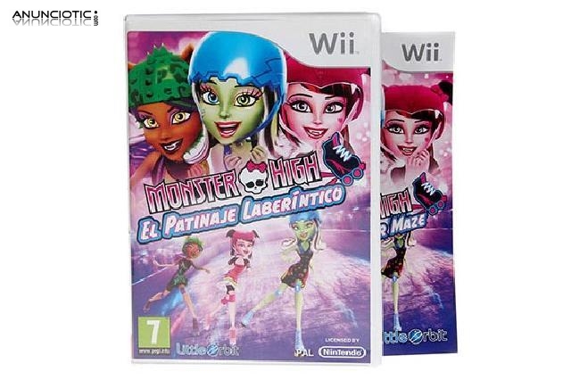 Monster high- patinaje laberíntico -wii-