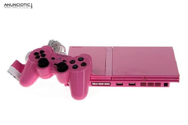 Ps2 slim -rosa- consola sony pstwo