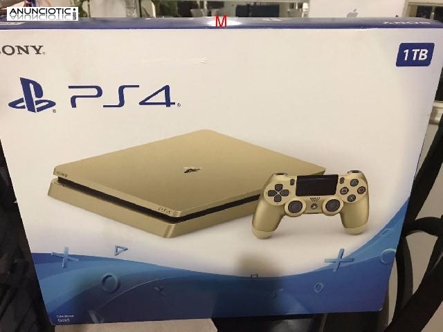 venta Sony PlayStation 4 ORO 1TB console con 7 juegos 150euros