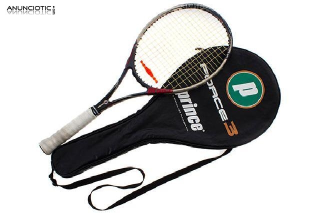 Raqueta de tenis prince con funda