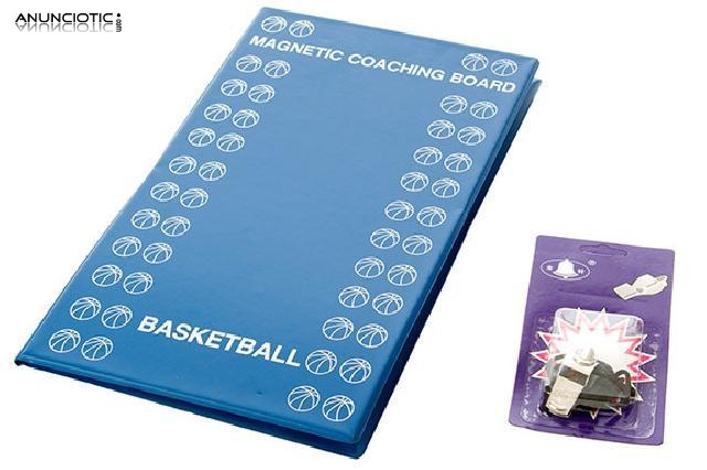 Pack silbato + carpeta tÁctica baloncesto