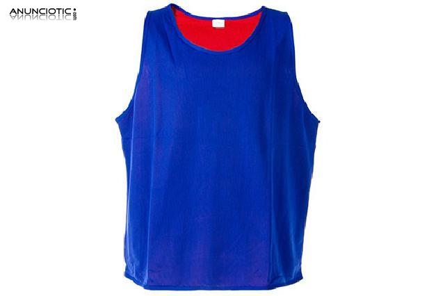 Peto reversible senior azul-rojo