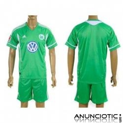 Wolfsburg verde manga corta  Bundesliga  www.ftjersey.com