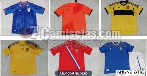 EQUIPA NACIONAL CAMISETAS DEL CLUB 7 PCS/LOT, 108 EUROS ENVIO GRATIS TODA ESPANA