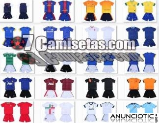 12-13 NUEVAS REMERA DE FUTBOL CAMISETAS CON PANTALON,13.5-15.5,ENVIO GRATIS