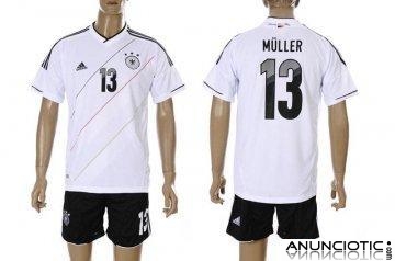 Camiseta Alemania 2012-2013 Muller 13 Casa